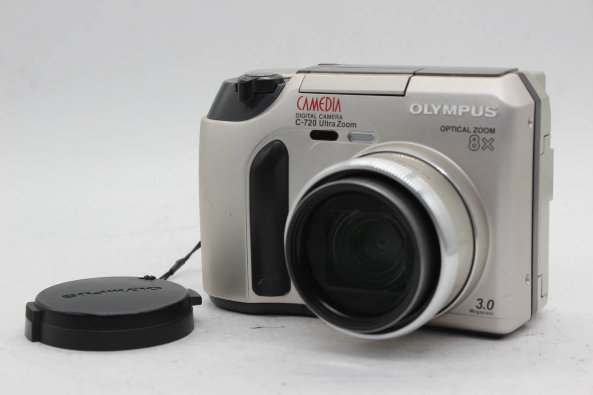 【返品保証】 【便利な単三電池で使用可】オリンパス Olympus CAMEDIA C-720 Ultra Zoom 8x コンパクトデジタルカメラ s6227