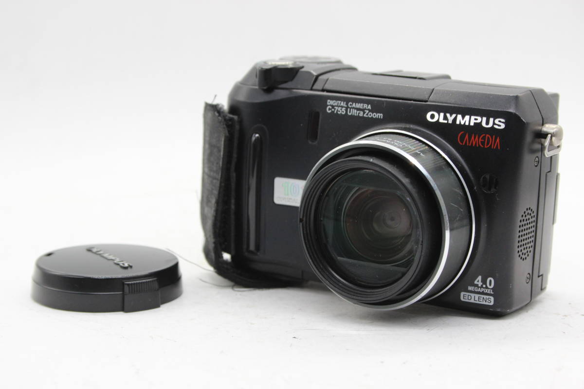 【返品保証】 【便利な単三電池で使用可】オリンパス Olympus CAMEDIA C-755 Ultra Zoom 10x コンパクトデジタルカメラ s6228