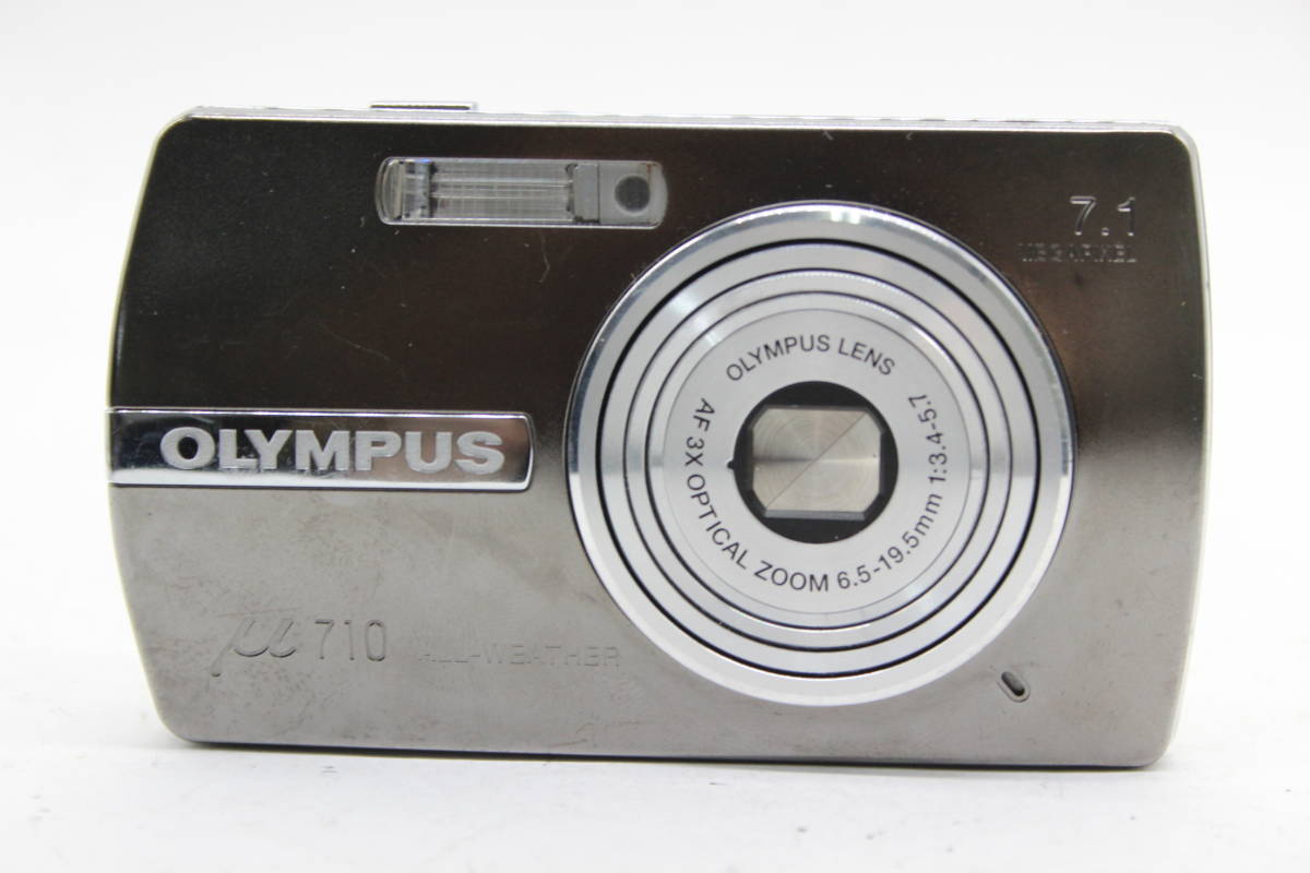 【返品保証】 オリンパス Olympus μ 710 AF 3x バッテリー付き コンパクトデジタルカメラ s6233の画像2