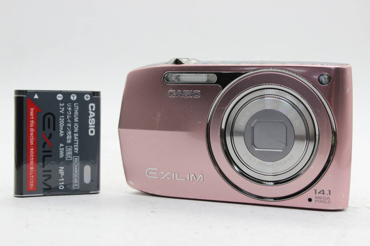【返品保証】 カシオ Casio Exilim EX-Z2300 ピンク 5x バッテリー付き コンパクトデジタルカメラ s6287