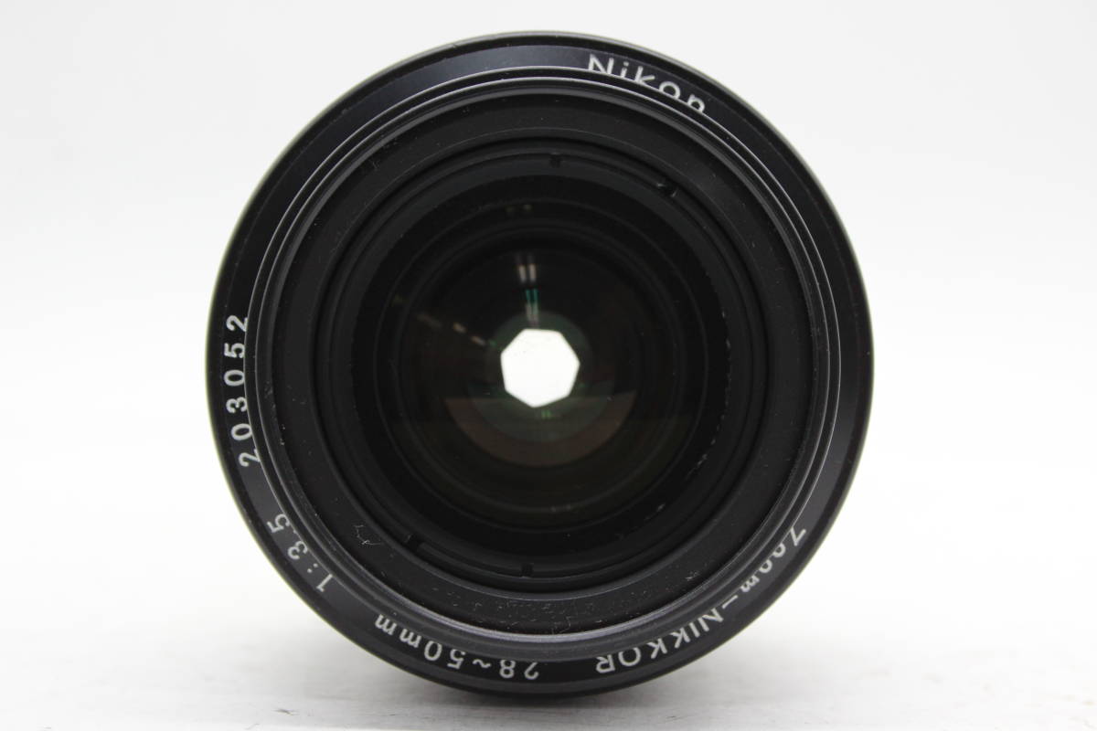 【返品保証】 ニコン Nikon Zoom-NIKKOR 28-50mm F3.5 レンズ s6294_画像2