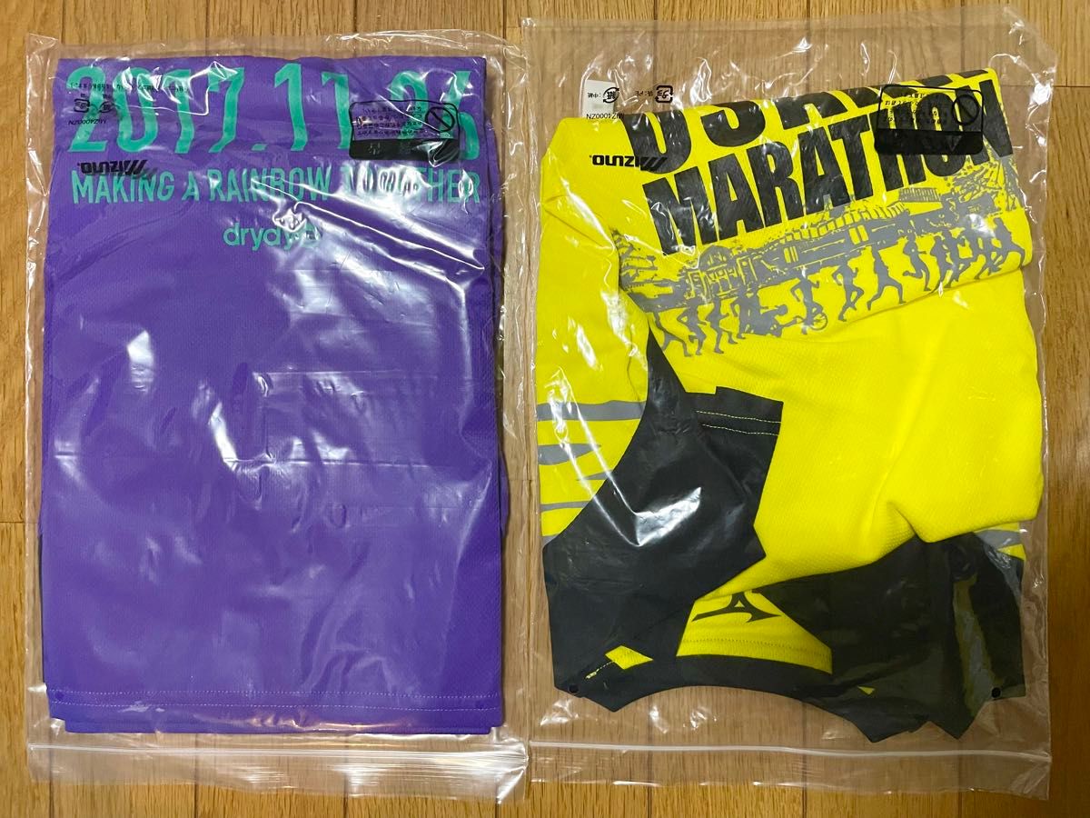 大阪マラソン Tシャツ 2015 2017 Mサイズ 記念 ミズノ 新品未使用