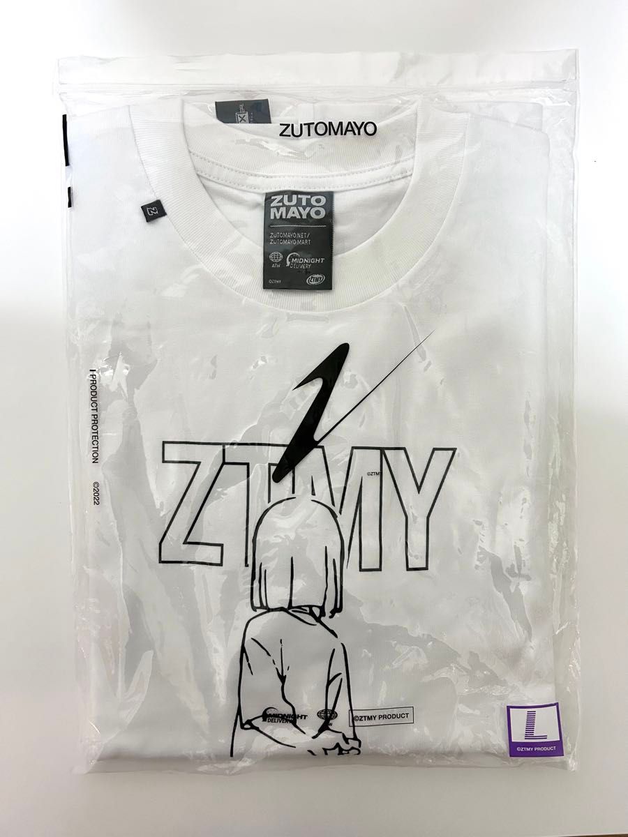 ずとまよ にらTシャツ Re ZUTOMAYO ホワイト Lサイズ ニラ ずとまよ にらTシャツ Re ZUTOMAYO ホワイト Lサイズ ニラ