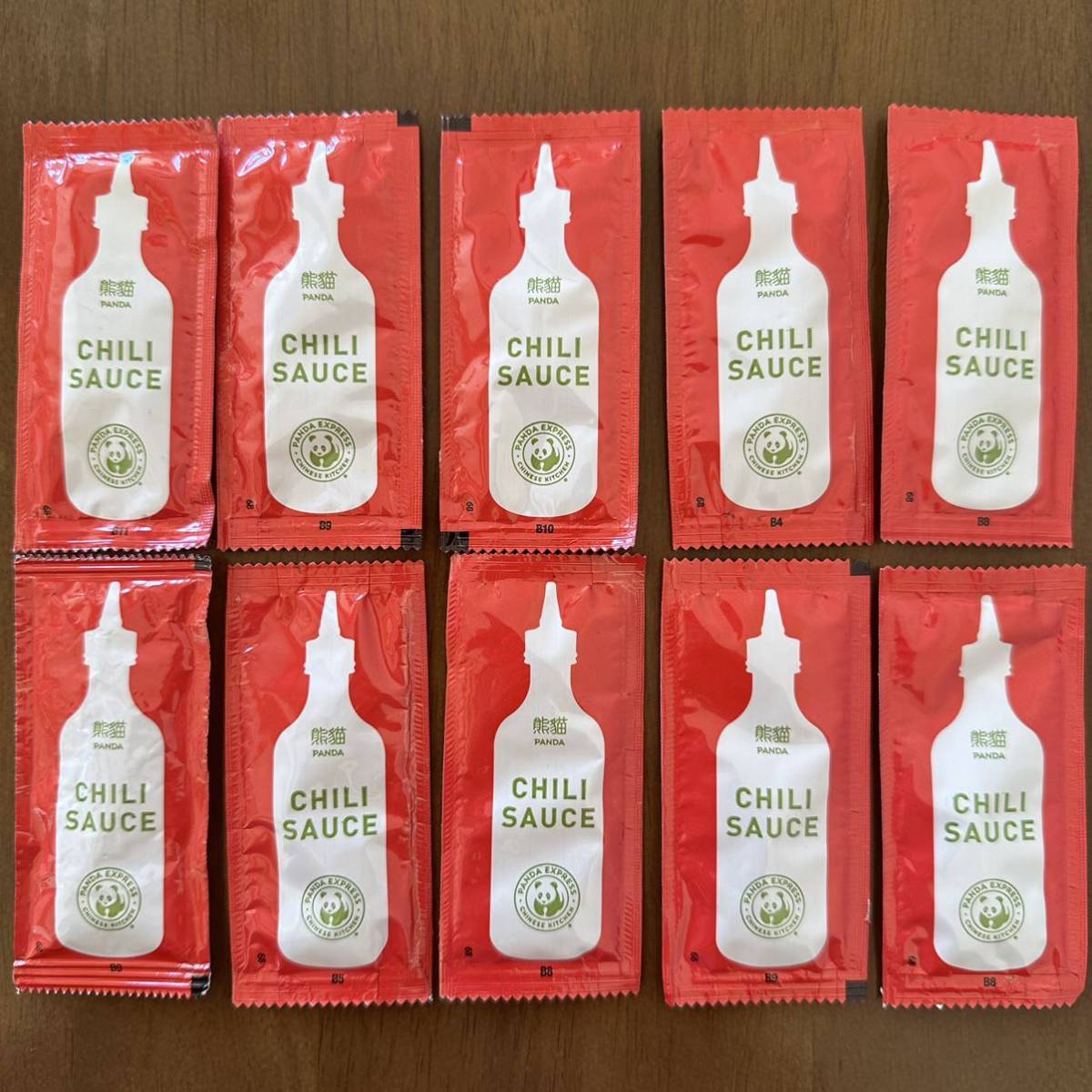 Panda Express Panda Express chili sauce 7g 10 piece Chili sauce.. present for seasoning portable small amount . pack small amount . postage 140 jpy ~