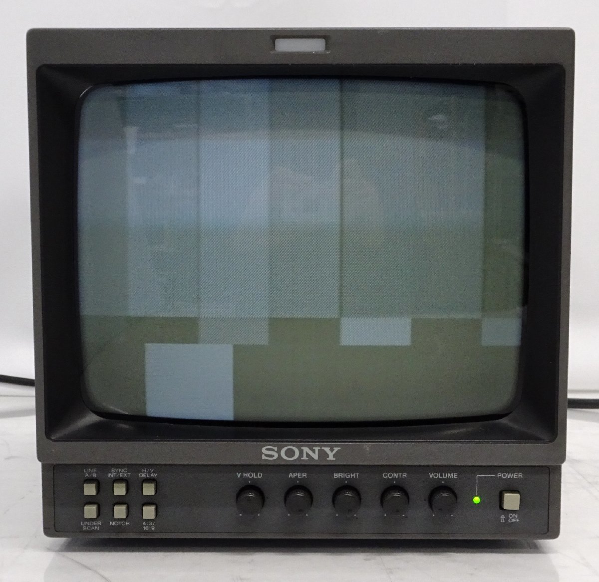 SONY PVM-96J 9型業務用白黒ビデオモニター 【中古/ヤケ有り/モノクロ】#395857_画像2