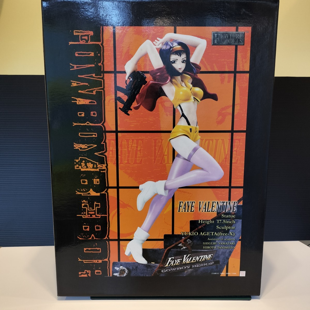 未組立 COWBOY BEBOP FAYE VALENTINE カウボーイビバップ フェイ・ヴァレンタイン 塗装済 フィギュア_画像1