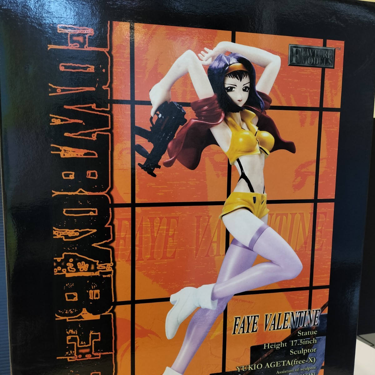 未組立 COWBOY BEBOP FAYE VALENTINE カウボーイビバップ フェイ・ヴァレンタイン 塗装済 フィギュア_画像2