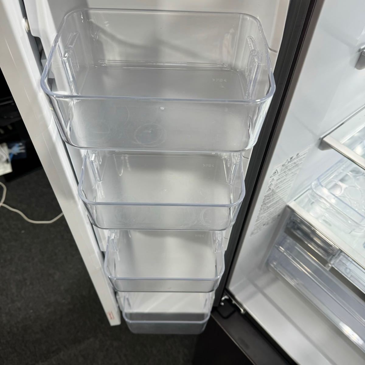 AQUA 大容量冷蔵庫 AQR-TZ42K 420L 4ドア 高年式d1616 アクア 大型冷蔵庫 観音開き フレンチドア 大きめ 新しい_画像4