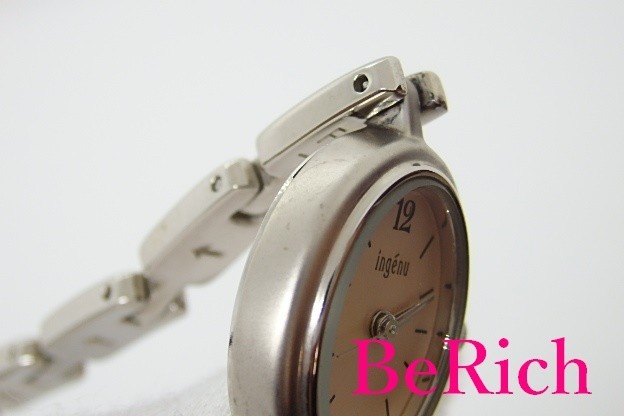 セイコー SEIKO アルバ ALBA ingenuレディース 腕時計 Y151-5G40 ピンク ゴールド 文字盤 SS ブレス【中古】ht2653_画像5