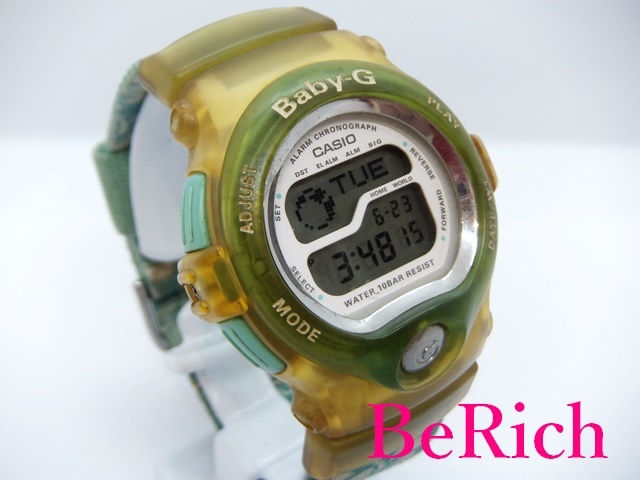 カシオ CASIO G-SHOCK Gショック Baby-G ベイビージー レディース 腕時計 BGT-100 白 ホワイト 文字盤 SS 【中古】 ht3460_画像3