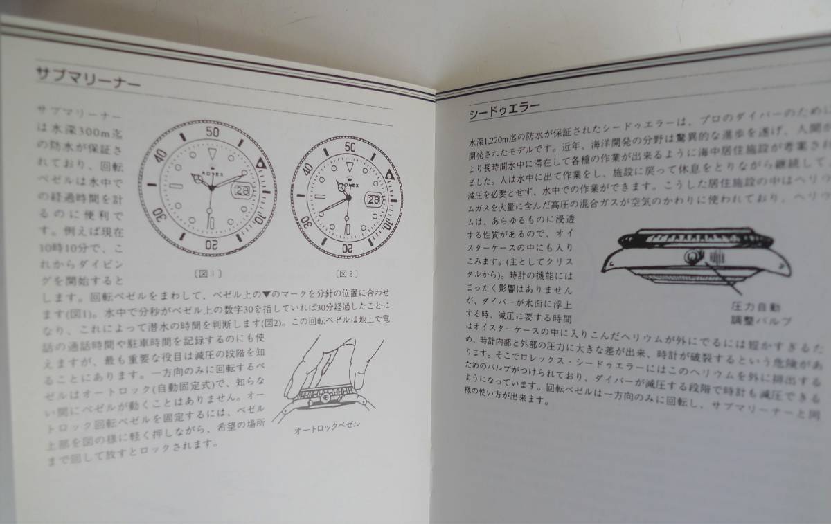 ☆★Rolex ロレックス 取り扱い説明書 5冊★☆の画像4