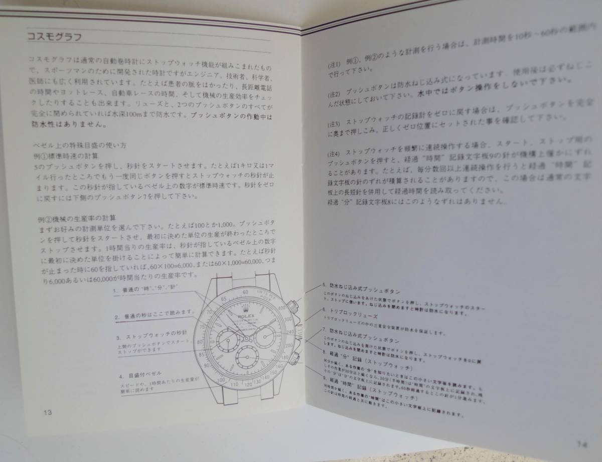 ☆★Rolex ロレックス 取り扱い説明書 5冊★☆の画像6