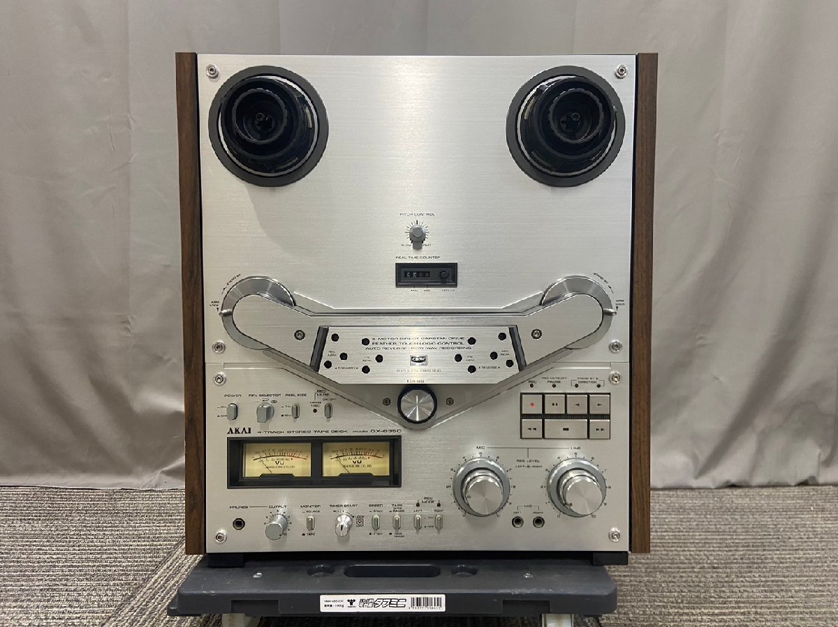 △9118　ジャンク品　オーディオ機器　オープンリールデッキ　AKAI GX-635D　アカイ_画像2