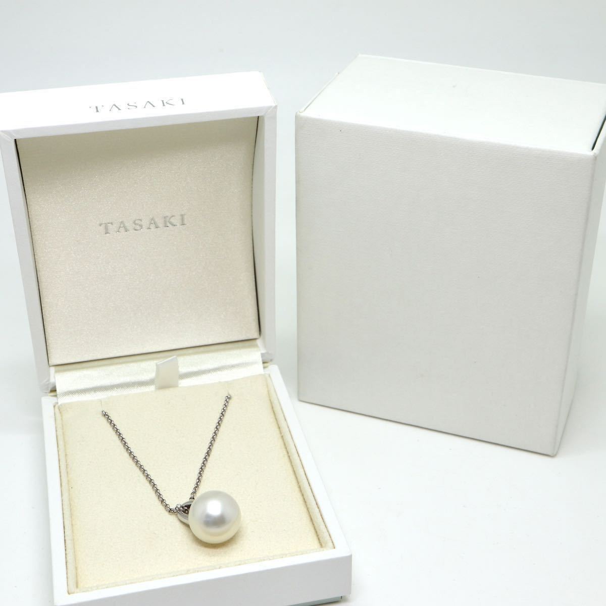 TASAKI(田﨑真珠)箱付き!!大珠!!《K18(750)南洋白蝶真珠ネックレス》J 10.9g 70.5cm 14.5mm珠 パール pearl necklace jewelry EI0/EI0_画像1