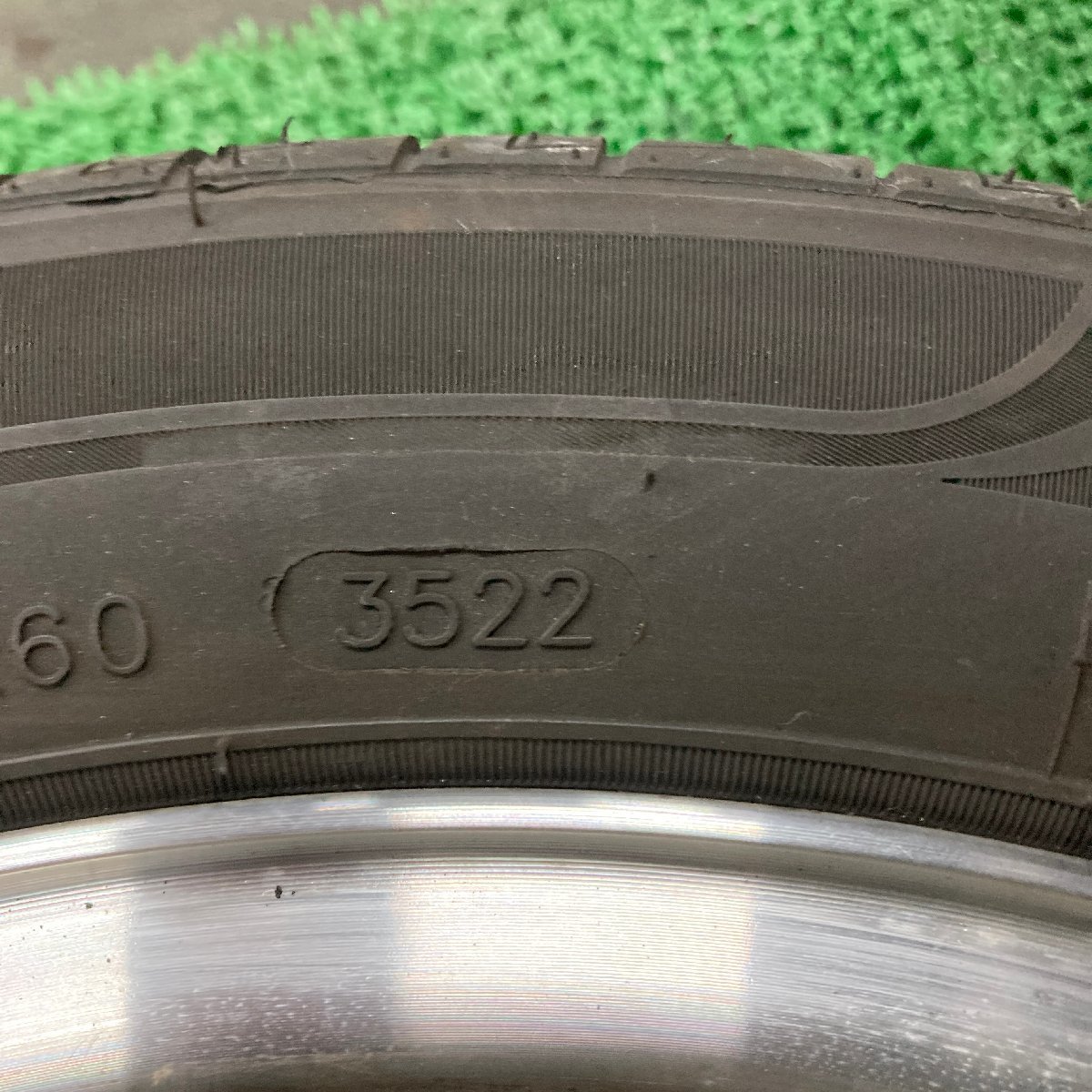 ♪♪アルト RS HA36S タイヤ付ホイル 4本セット 15×4.5J 4H 100 165/55R15 +45 MINERVA 2梱包(W0671)♪♪_画像8