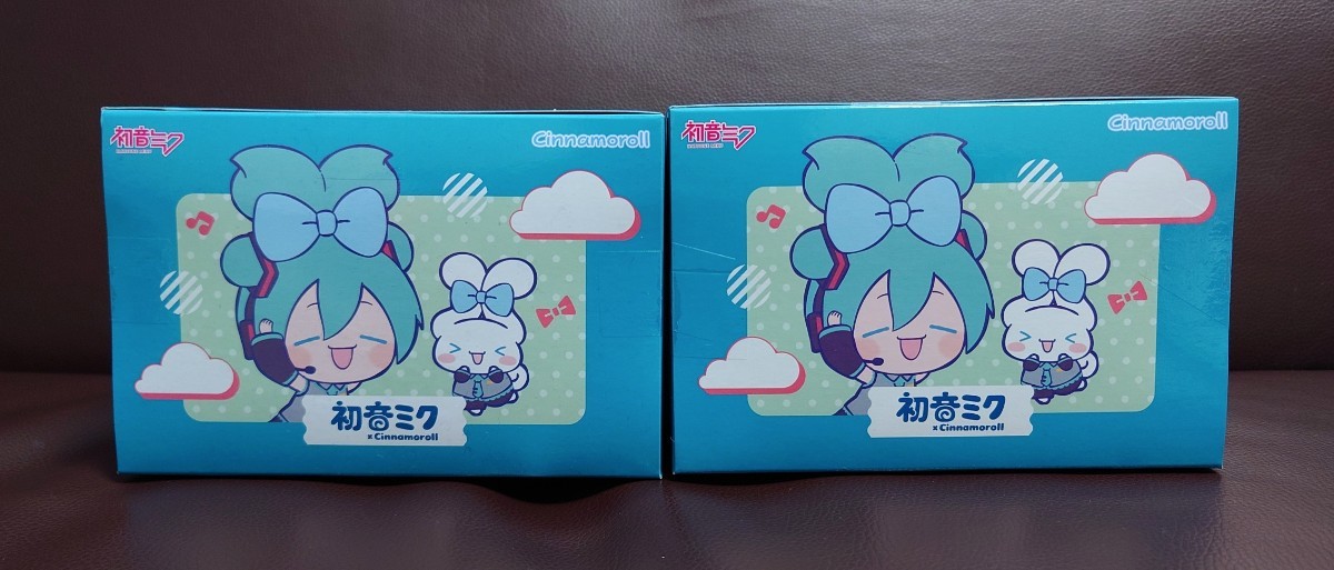 ☆未開封品☆ セガ Luminasta 初音ミク×シナモロール フィギュア 2点セット SEGA バニー_画像2