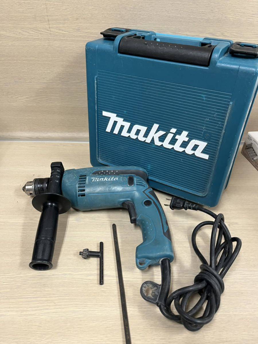 ★震動ドリル makita HP1640F 無段変速・正逆転両用 中古品★_画像1