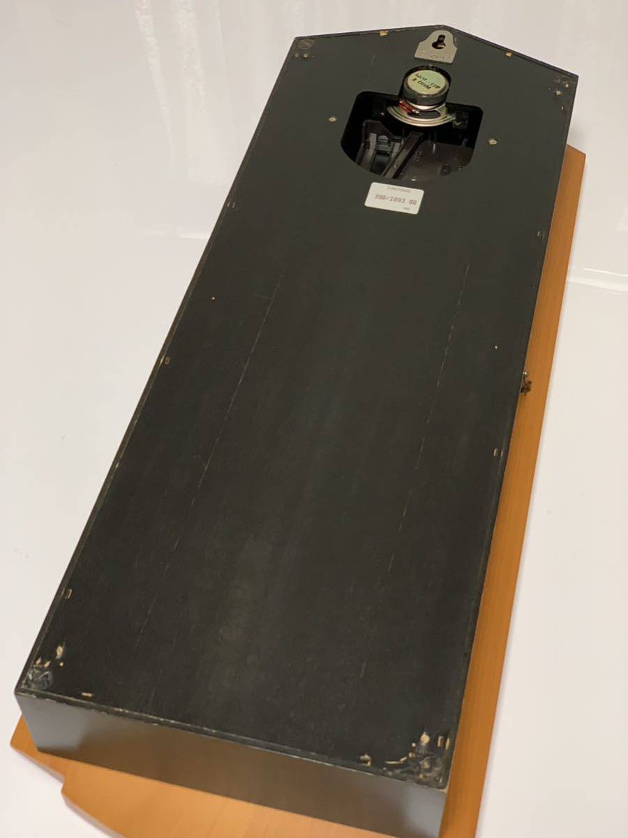 【JUNGHANS】ユンハンス 390/1093 ドミノ 4/4 ウェストミンスター 水晶時計 柱時計 振子 掛時計 クォーツ 電池式 動作確認済み 古時計の画像3