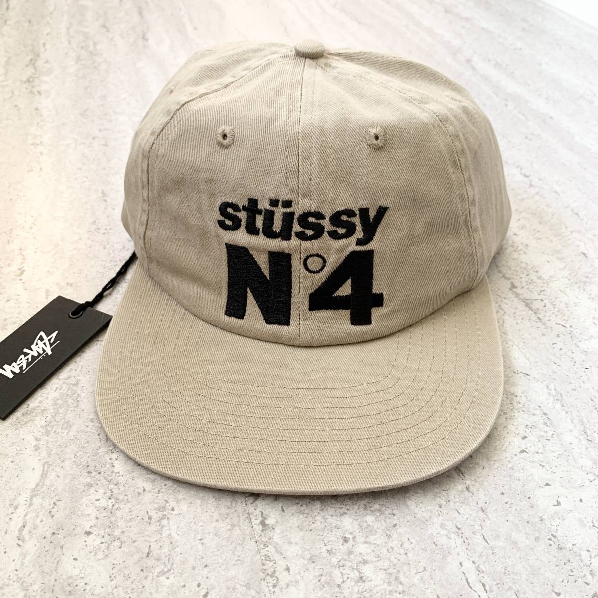 海外限定 ステューシー キャップ stussy スナップバック ベージュ_画像2