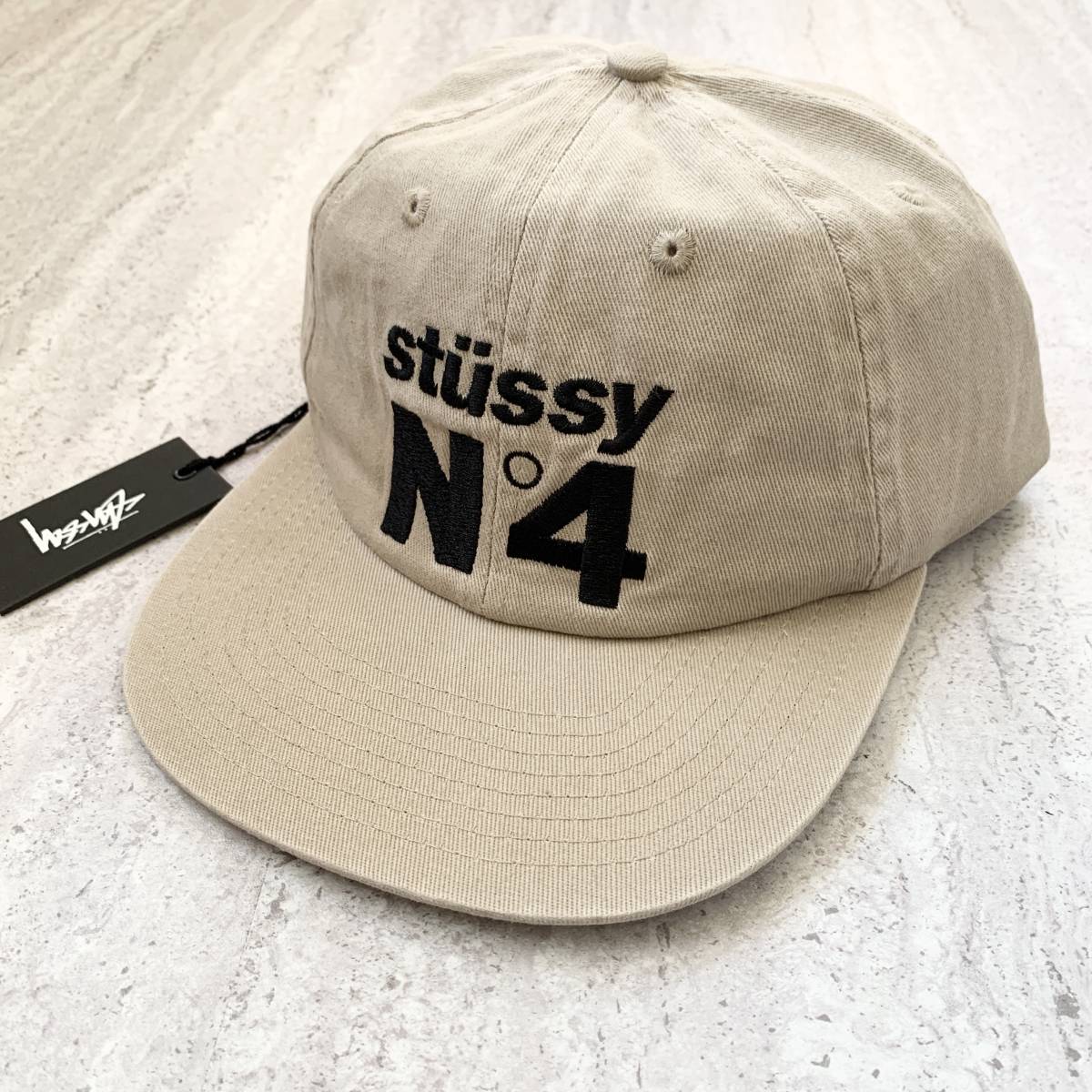 海外限定 ステューシー キャップ stussy スナップバック ベージュ_画像1