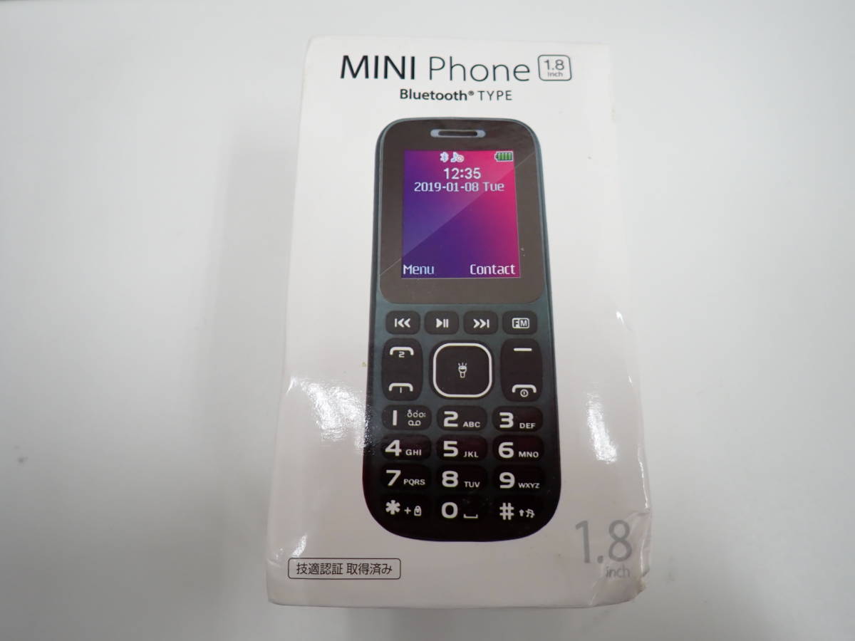 ★MINI　Phone 1.8inch BluetoothTYPE スマホ用ワイヤレス子機　ＢＴミニフォン　箱難あり_画像1