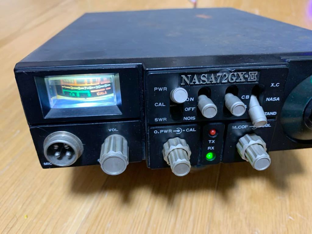 NASA72GX-Ⅱ 高音オーフナ912変調　動作品　CB無線 28MHz ナサ 無線機 アマチュア無線_画像3