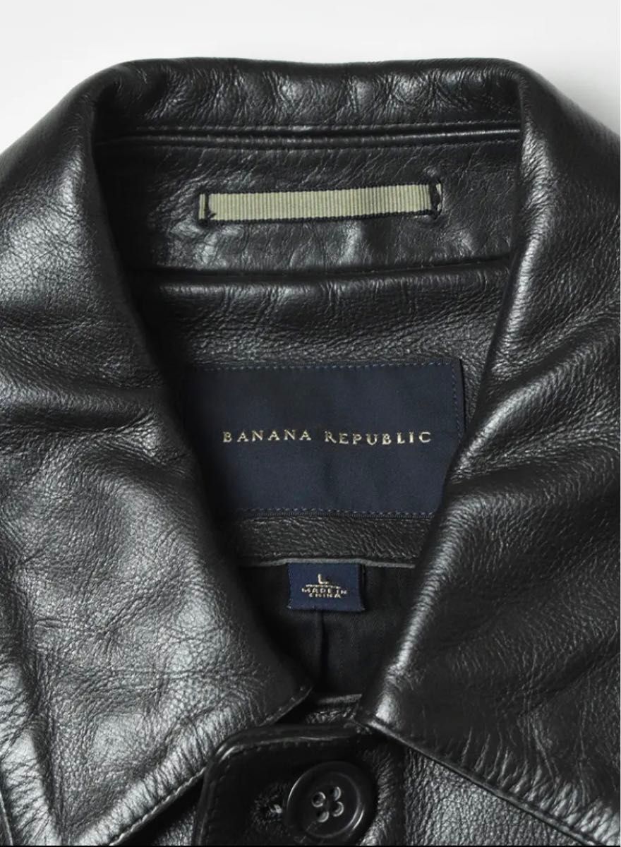 BananaRepublic レザー カーコート Leather Jacket ジャケット BananaRepublic レザー カーコート Leather Jacket ジャケット