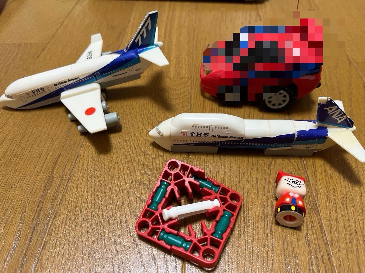 レトロおもちゃ　飛行機ANA 模型　