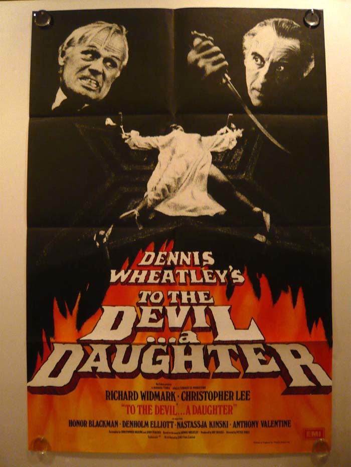 悪魔の性キャサリン/TO THE DEVIL・・・A DAUGHTER　UK版オリジナルポスター