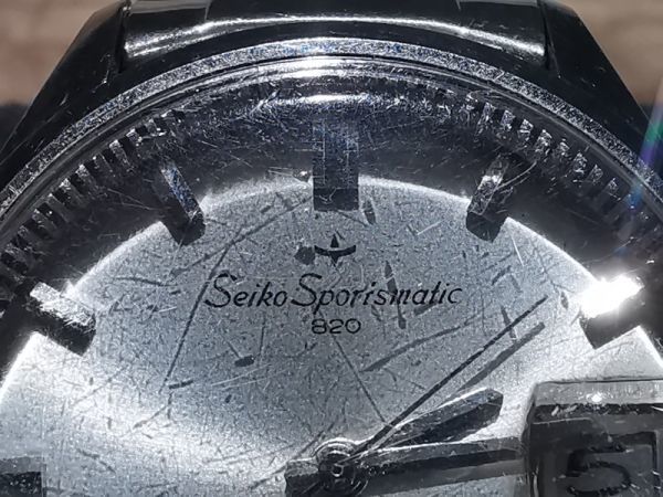 【陵】h84ha135r　Seiko Sportsmatic Calendar 820 7625-8090 17石 自動巻 腕時計　・時計・　検索) セイコー　スポーツマチック　メンズ　_画像2