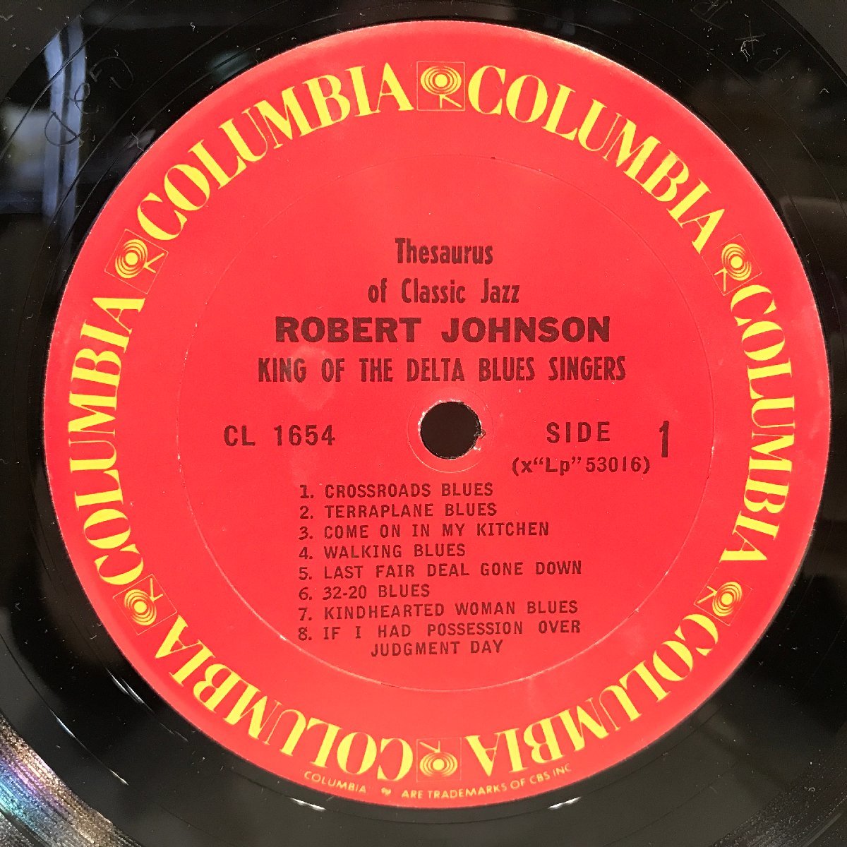 【US盤 LP】Robert Johnson / King Of The Delta Blues Singers / ロバート・ジョンソン Columbia CL 1654 ◆_画像2