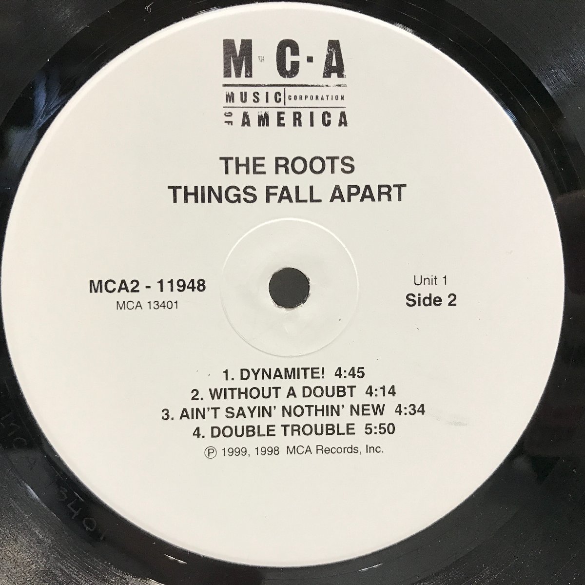 【US盤 2LP】THE ROOTS / THINGS FALL APART / ザ・ルーツ / MCA2-11948 ◆_画像3