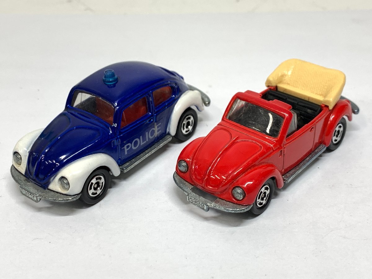 トミカ フォルクスワーゲン 日本製＜7台まとめて＞F20 F29 VOLKSWAGEN 1200LSE ビートル カブリオレ マイクロバス TOMICA MADE IN JAPAN □_画像4