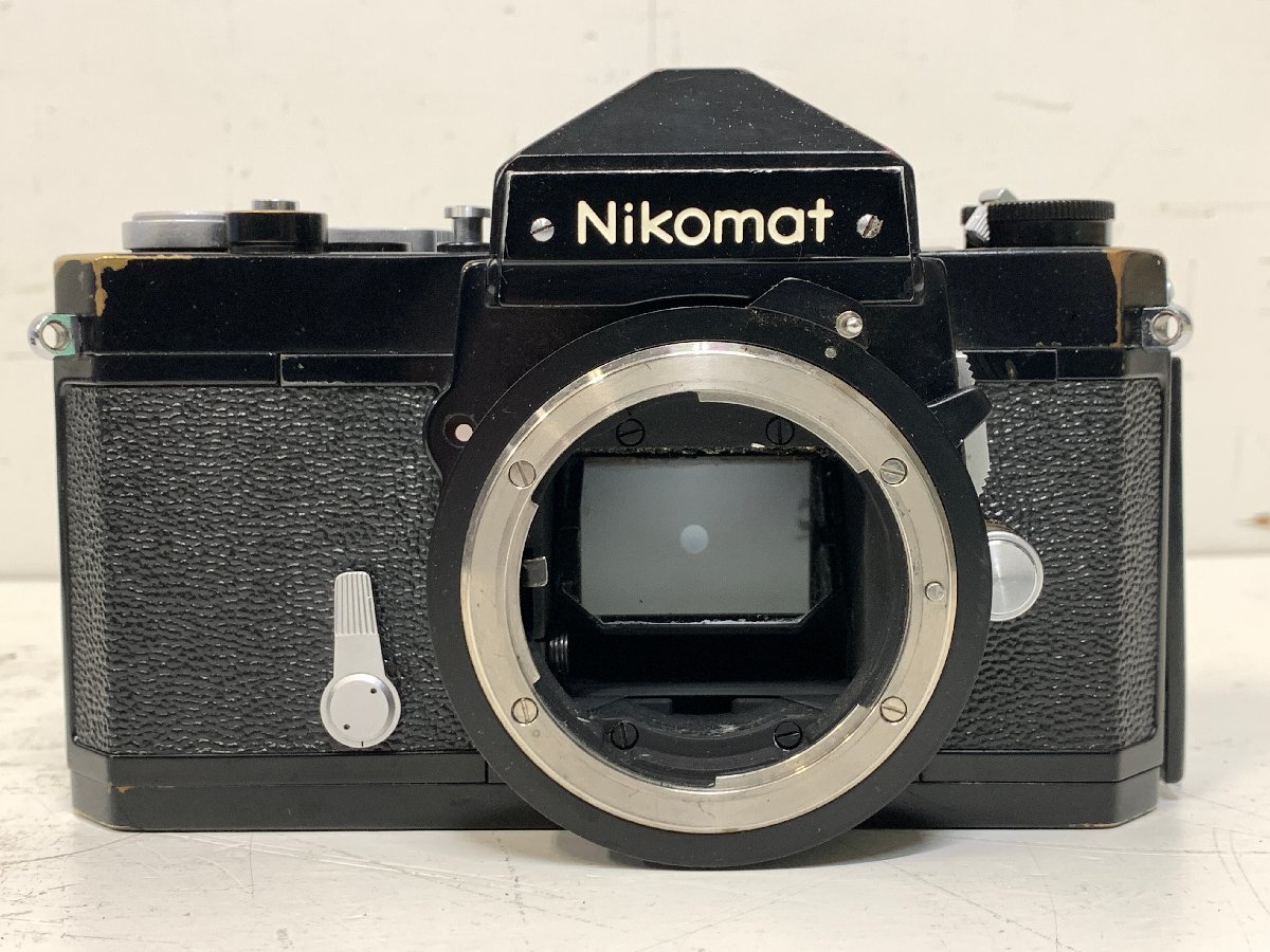 Nikon Nikomat FTn／50mm F2／28mm F3.5＜シャッター確認＞※電池蓋固着 ニコン ニコマート フィルム一眼レフカメラ MF単焦点レンズ HS-6□_画像2
