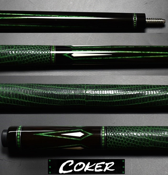  prompt decision *Coker Custom Cues/ko-ka- 5.10 mountain Lizard original leather 2 shaft super-beauty goods *