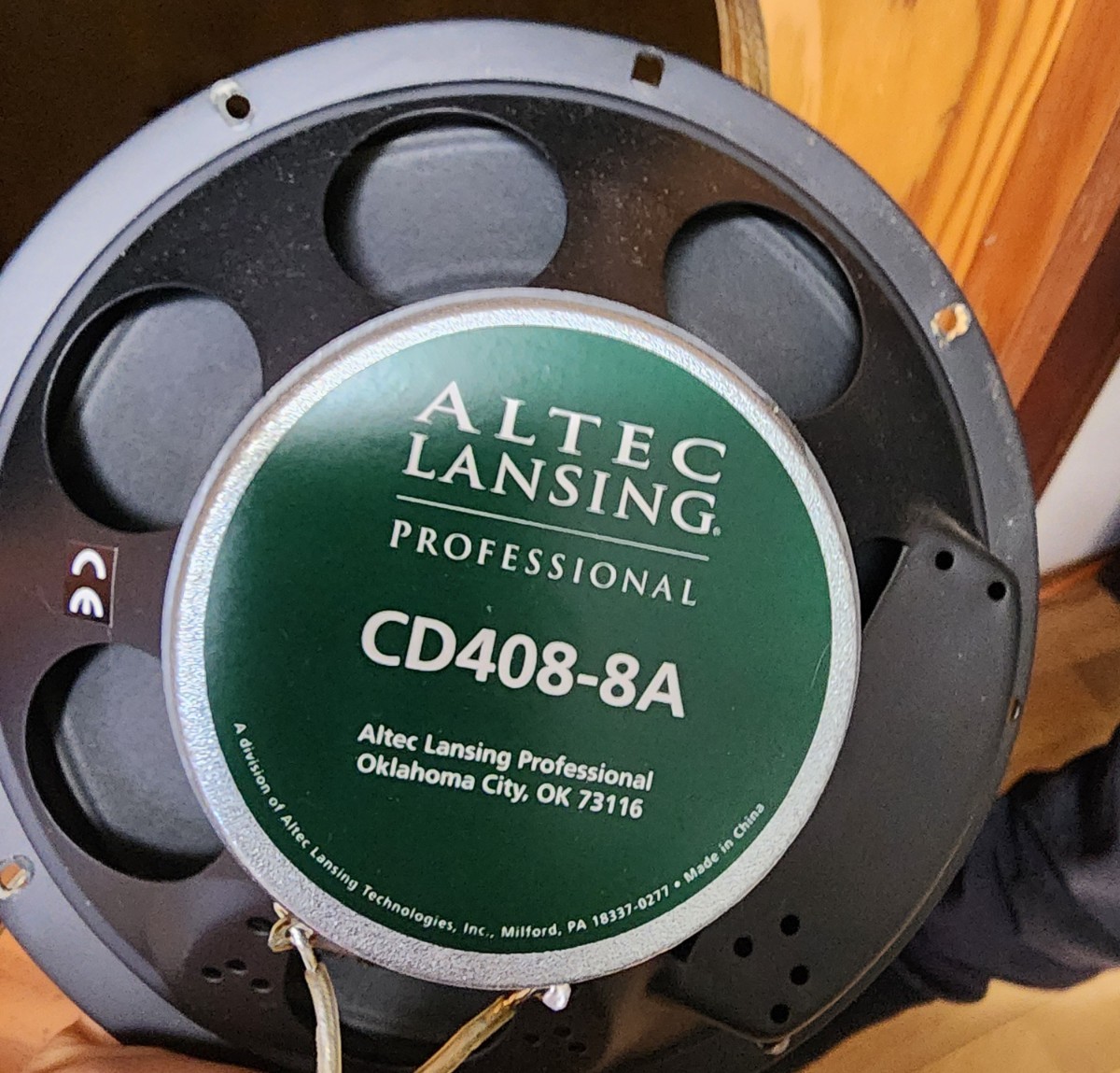 ALTEC LANSING CD408-8A スピーカー　自製?　現状品_画像9