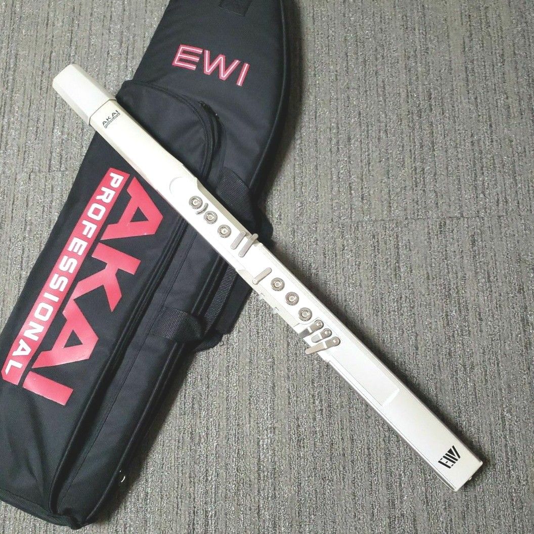 AKAI EWI 4000sw ホワイト ACアダプター 純正ソフトケース付き AKAI EWI 4000sw ホワイト ACアダプター 純正ソフトケース付き