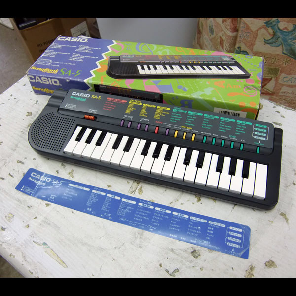  Sapporo *CASIO/ Casio *SA-5*SONG BANK KEYBOARD* Mini keyboard *32 key 