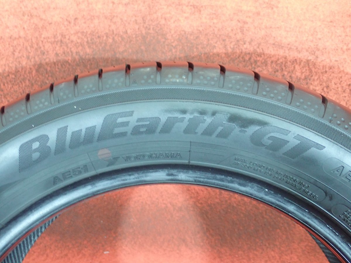 205/55R16●YOKOHAMA BLUEARTH-GT AE51 / 中古 ★ 4本(T-5602A)送料無料/沖縄別途_画像8