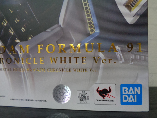 即決　未開封新品　METAL BUILD 機動戦士ガンダムF91 CHRONICLE WHITE Ver. クロニクルホワイト　超合金　バンダイ_画像2