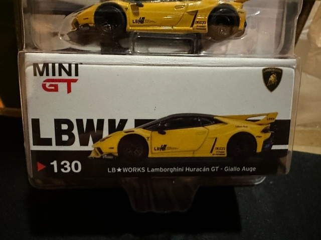 1/64 MINI GT 130　LB WORKS ランボルギーニー ウラカン GT-Giallo Auge_画像4