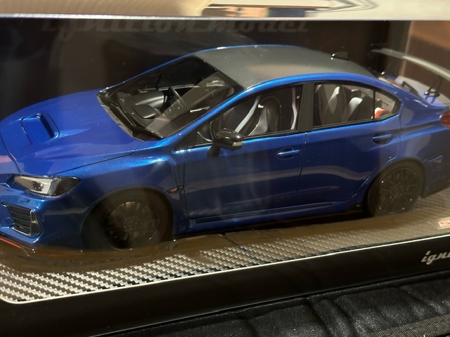 1/18 スバル WRX S208 (CBA-VAB） WR ブルーパールl IG1663_画像2