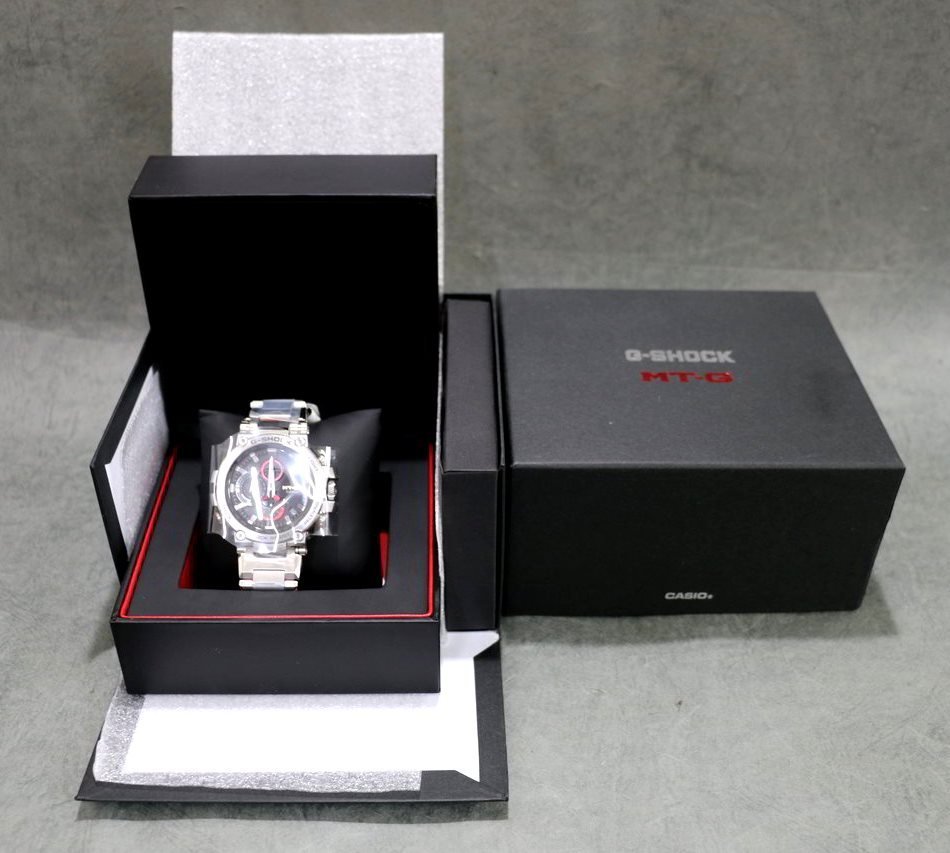 1円～ 【メンズ腕時計】新品 CASIO カシオ G-SHOCK MT-G B1000D 1AJF 腕時計 電波ソーラー腕時計_画像1