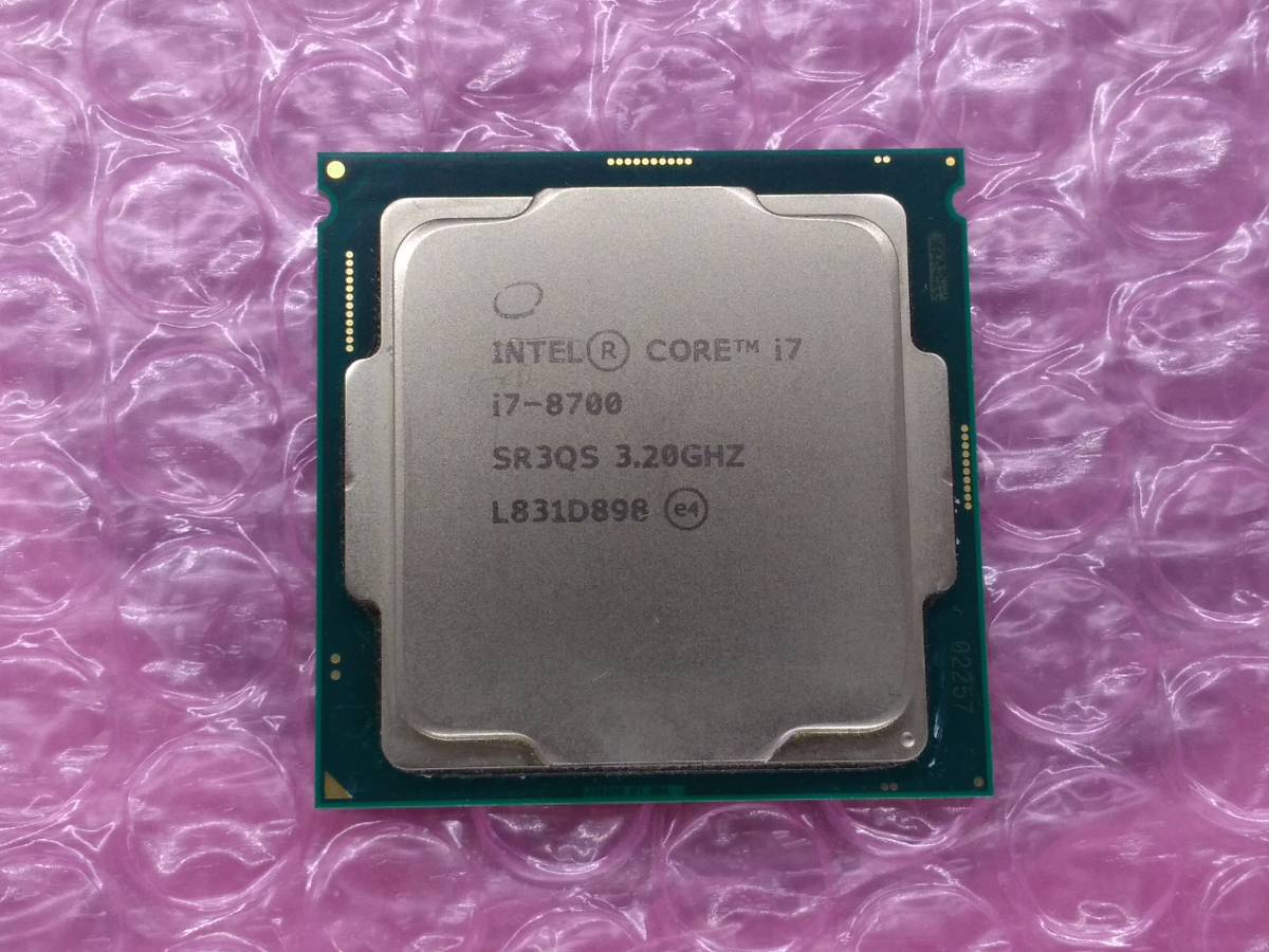 Intel Core i7-8700 3.2GHz/SR3QS/6C12T/TDP65W/Coffee Lake/LGA1151(Intel第8世代)_画像1