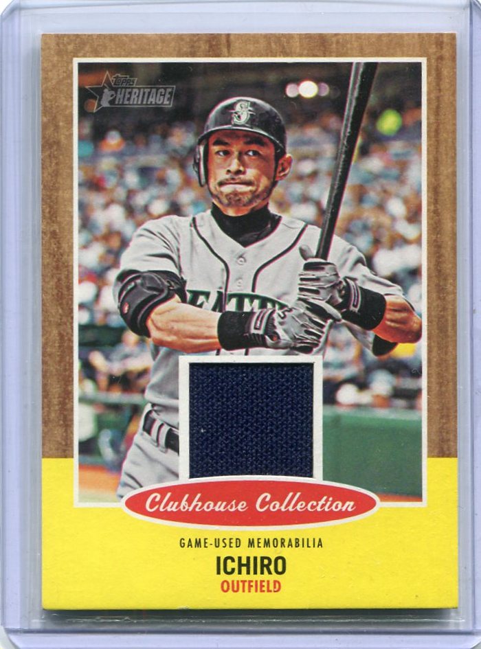 2011 Topps Heritage Clubhouse Collection Relic #CCR-IS Ichiro Jersey イチロー ジャージ カード_画像1