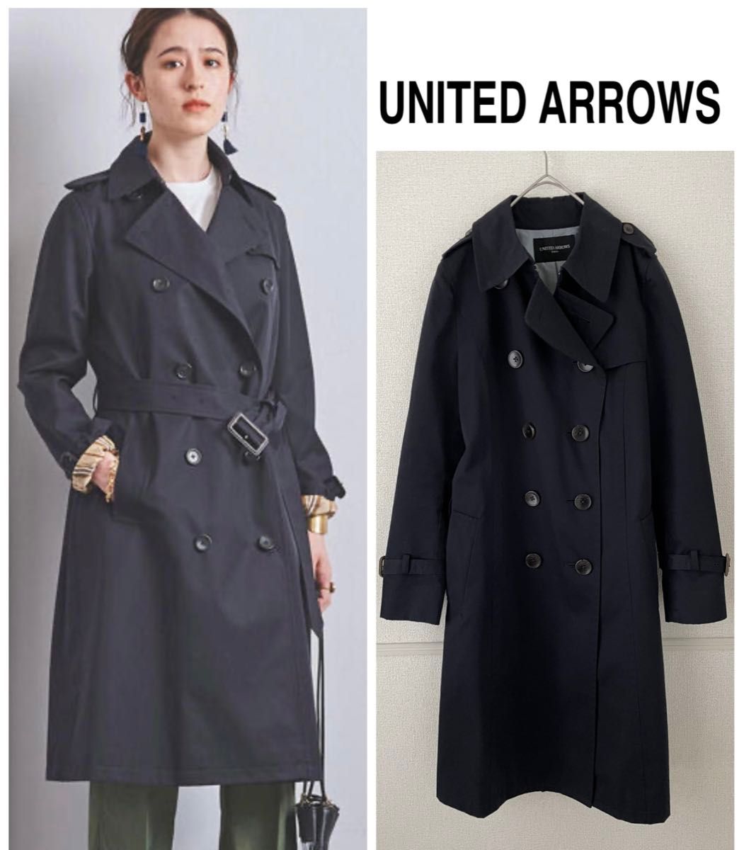 定価52,800円UNITED ARROWS ギャバ トレンチコート 極美品