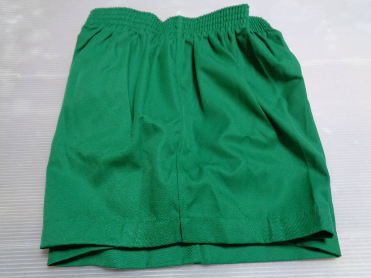 W84 green ATHLETE beautiful Tsu . Mizuno short bread short pants gym uniform gym uniform Showa Retro unused 