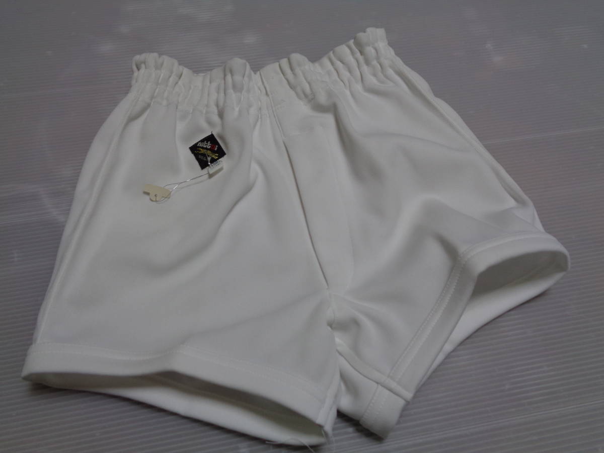 150 白 nittai ニッタイ ファスナー付き 短パン ショートパンツ 150 白 nittai ニッタイ ファスナー付き 短パン ショートパンツ