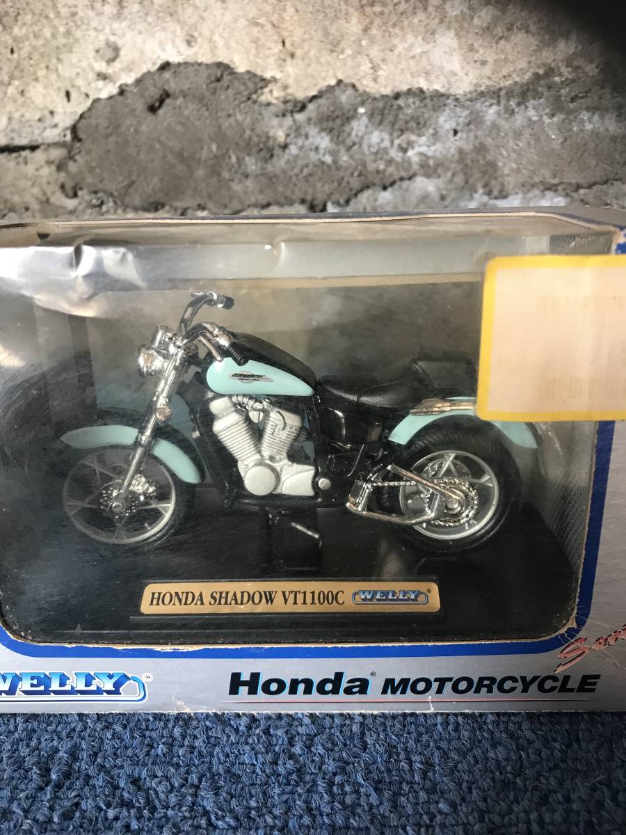 ■稀少1種set　HONDA MOTORCYCLE SHADOW VT1100C WELLY1/18 WELLY VT1100C_画像2