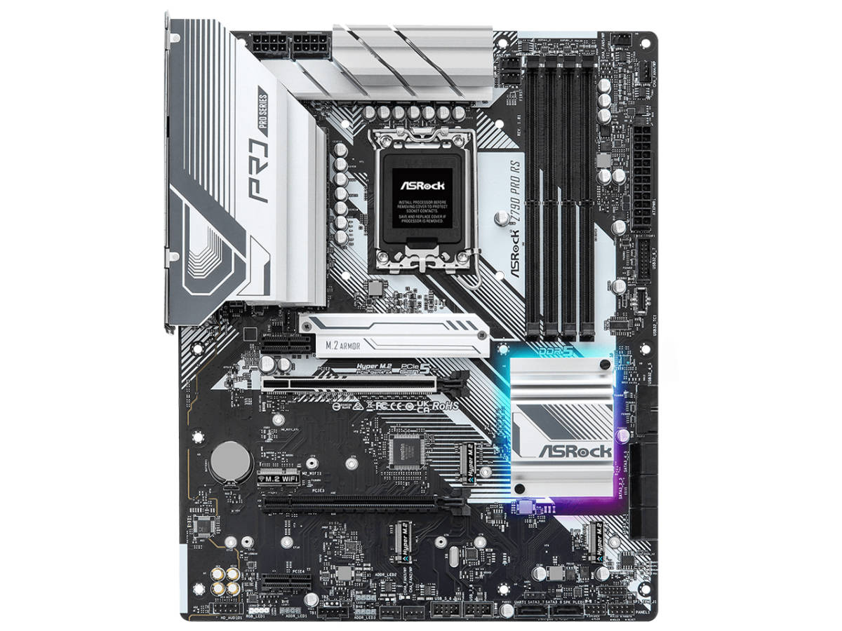 最新ゲーミングZ79RSi149KFR46Ti★24コア32スレッドCore i9 14900KF(6.0G)ASRock Z790 Pro RS/DDR5-8GB/M.2-500GB/RTX4060Ti/Win10orWin11_画像3